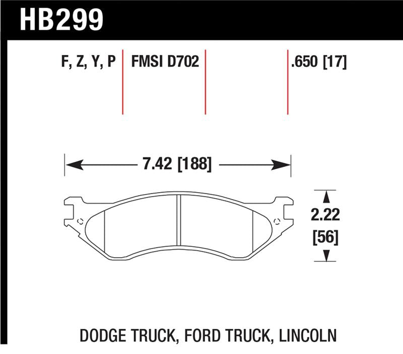 Hawk Performance Ceramic Street Brake Pads