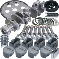 Eagle Chevy 350 1Pc 3.750in Crank 5.700in I-Beam Rods 4.040in Pistons 168 Tooth FP Balanced Assembly