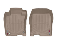 WeatherTech 10-15 Honda Crosstour Front FloorLiner - Tan (2WD; Twist Retention)