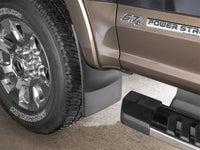 WeatherTech 2017+ Ford F250/350/450/550(Fits W/OEM Fender Flares/Lip ONLY) No Drill Mudflaps FRONT
