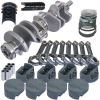 Eagle Ford 351W 4.000in Crank 6.250in I-Beam Rods -6.6cc Flat Top 4.060in Pistons Rotating Assembly