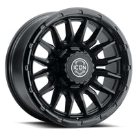 ICON Alloys Cajon 20x9 / 8x180 / 12mm / 5.5in BS Double Black Wheel