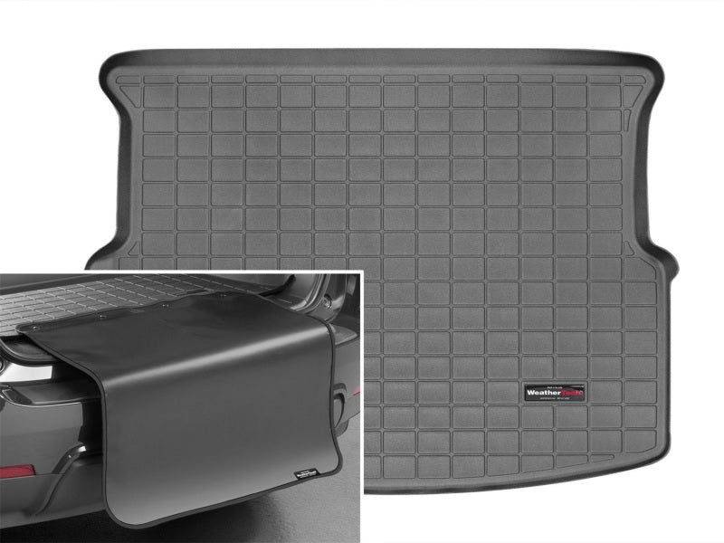WeatherTech 05-12 Ford Escape Cargo Liner w/ Bumper Protector - Black