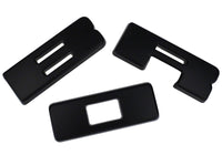 Ford Racing 2021+ Bronco Grille Lettering Overlay Kit - Black