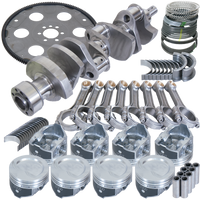 Eagle Chevy 350 1Pc 3.750in Crank 5.700in I-Beam Rod 4.040in Pistons 153 Tooth FP Balanced Assembly