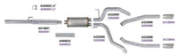 Diamond Eye KIT 3in Catback DUAL AL: DODGE 1500 2009-12 HEMI