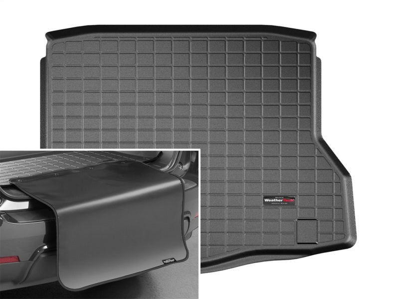 WeatherTech 2014+ Mercedes-Benz CLA-Class Cargo Liner w/ Bumper Protector - Black