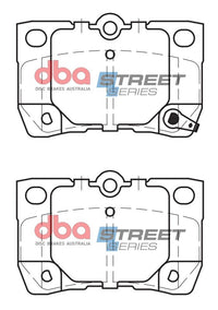 DBA 07-11 Lexus GS350 Street Series Rear Brake Pads