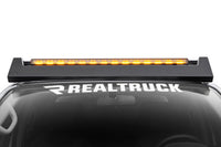 Go Rhino Xplor Blackout Combo Series Sgl Row LED Light Bar w/Amber (Side/Track Mount) 39.5in. - Blk