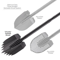 Go Rhino Xventure Gear Sharktooth Stackable Shovel - Textured Black