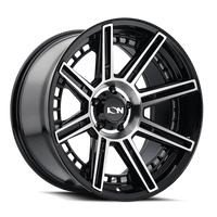 ION Type 149 20x10 / 5x127 BP / -24mm Offset / 78.1mm Hub Black/Machined Wheel