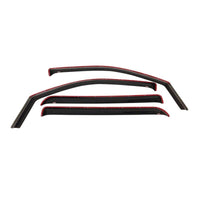 Westin 2009-2014 Ford F-150 SuperCrew In-Channel Wind Deflector 4pc - Smoke