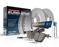 Power Stop 10-15 Jaguar XF Front Eurostop Brake Kit