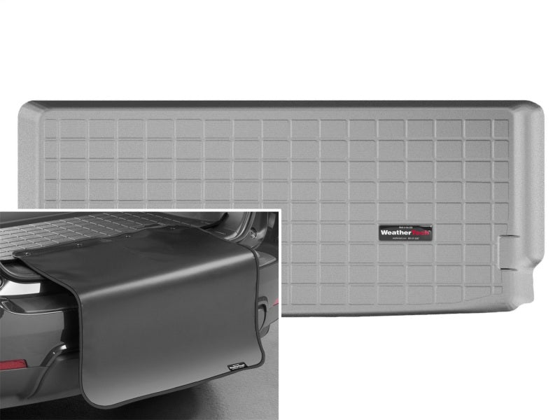 WeatherTech 14-16 Acura MDX Cargo Liner w/ Bumper Protector - Grey