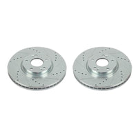Power Stop 07-12 Hyundai Veracruz Front Evolution Drilled & Slotted Rotors - Pair