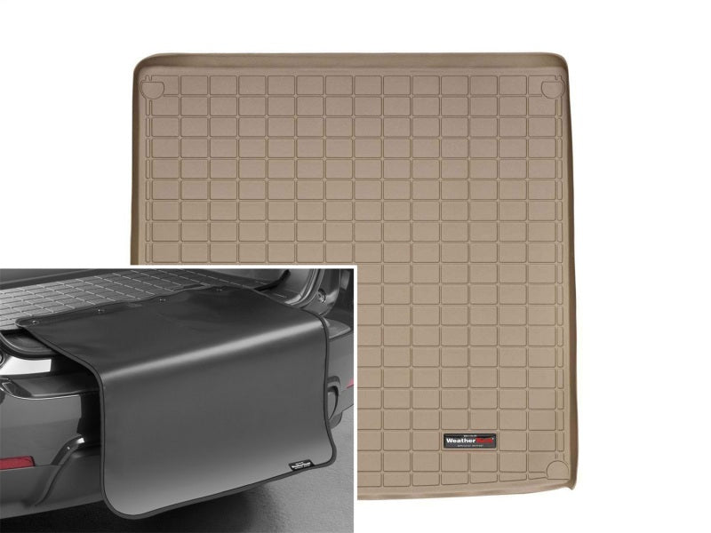 WeatherTech 06-11 Mercedes-Benz ML-Class Cargo Liners w/ Bumper Protector - Tan