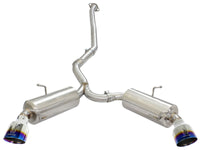 aFe Takeda Exhaust Axle-Back 13-15 Scion FRS / Subaru BRZ 304SS Blue Flame Dual Tips Exhaust