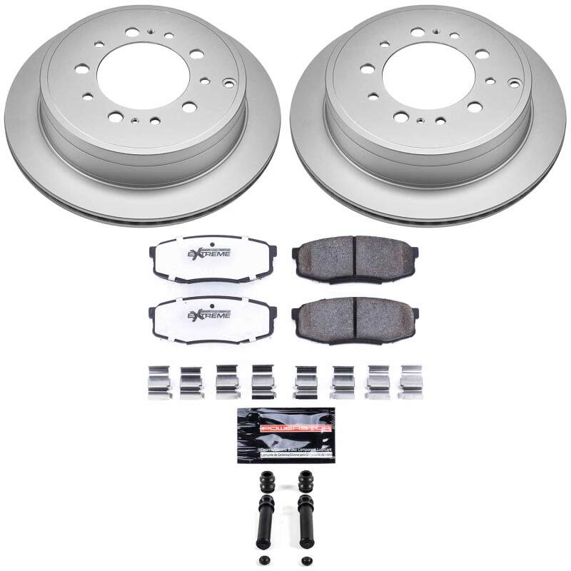 Power Stop 08-11 Lexus LX570 Rear Z36 Coated Truck & Tow Brake Kit