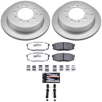 Power Stop 08-11 Lexus LX570 Rear Z36 Coated Truck & Tow Brake Kit