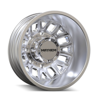 Mayhem 8107D Cogent Dually 17x6.5 / 8x200 BP / -142mm Offset / 142mm Hub Polished Wheel
