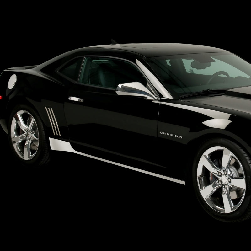 Putco 10-13 Chevrolet Camaro - 2pcs Stainless Steel Rocker Panels