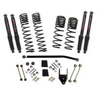Skyjacker 2020 Jeep JL 4WD Rub Diesel 3.5-4in Dual Rate Long Travel Sus Lift Kit w/Blk Max Shocks