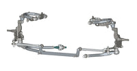 Ridetech 64-66 Ford Mustang Complete Air Suspension System w/ Pin Spindles