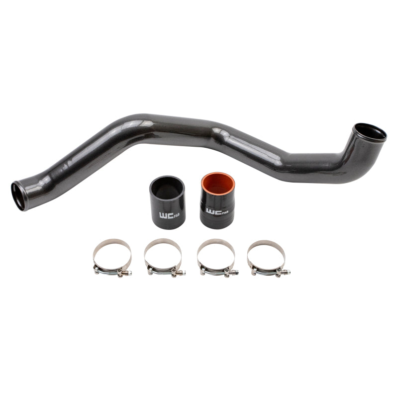 Wehrli 20-26 GM Duramax L5P Driver Side 3in Intercooler Pipe - Bengal Silver