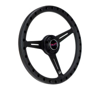 NRG Aluminum Steering Wheel 330mm - Extra Light - Ergonomic Grip - Anadized Black