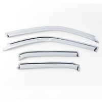 Putco 14-18 Chevy Silverado LD - 4 Door - Double Cab Element Chrome Window Visors