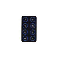AEM EV 8 Button Keypad CAN Based Programmable Backlighting