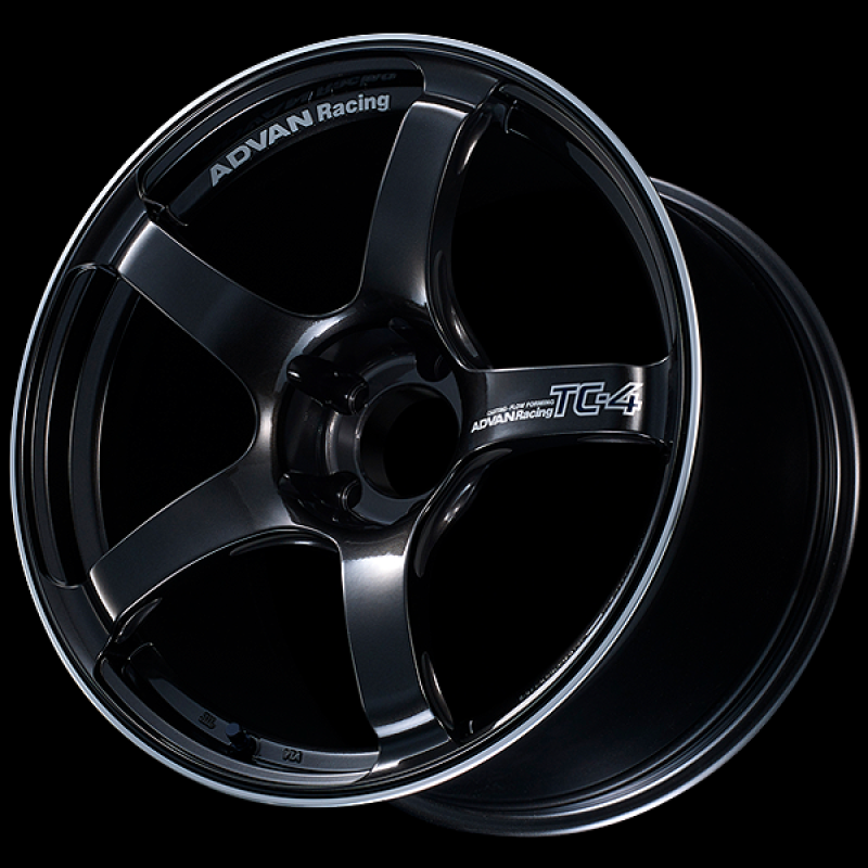 Advan TC4 18x8 +37 5x100 Racing Black Gunmetallic and Ring Wheel