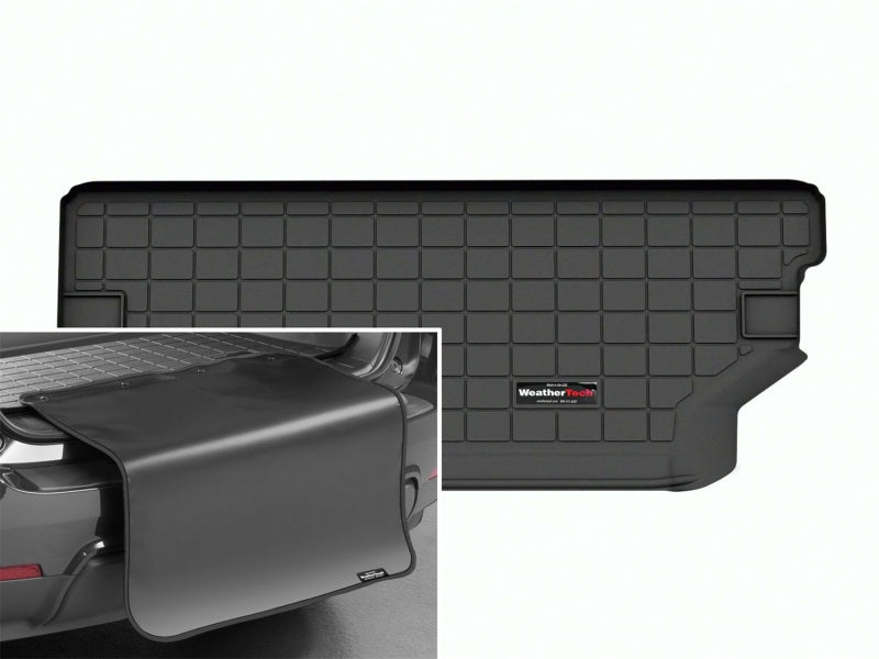 WeatherTech 21-23 Land Rover/Range Rover Defender 90 L663 Cargo Liner w/Bumper Protector - Black
