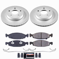 Power Stop 99-02 Jeep Grand Cherokee Front Z23 Coated Brake Kit