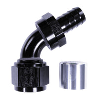 Russell 12AN ProClassic Crimp 60 Degree Hose End - Black