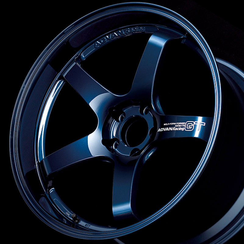Advan GT Premium Version 19x10 +32 5x120 Racing Titanium Blue Wheel