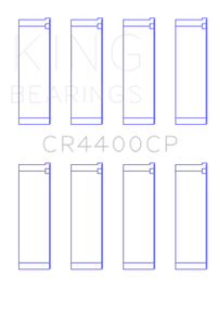King Engine Bearings Honda R16A/R18A 2006- Current (Size +0.50mm) Connecting Rod Bearing Set