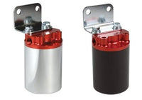 Aeromotive SS Series Billet Canister Style Fuel Filter Anodized Black/Red - 10 Micron Fabric Element