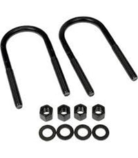Fabtech Round U-Bolt Kit - 9/16-18 x 10.63 x 3.25