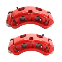 Power Stop 20-26 Chevrolet Silverado 2500 HD Rear Red Caliper w/Bracket (Pair)