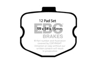 EBC 06-08 Chevrolet Corvette (C6) 7.0 (Z06) Yellowstuff Front Brake Pads