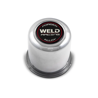 Weld Drag Sport Forged Center Cap 5 Lug 3.16in OD x 3.20in Tall DFS PT Weld Polished