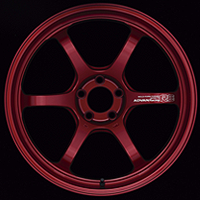 Advan R6 20x12 +20mm 5x114.3 Racing Candy Red Wheel