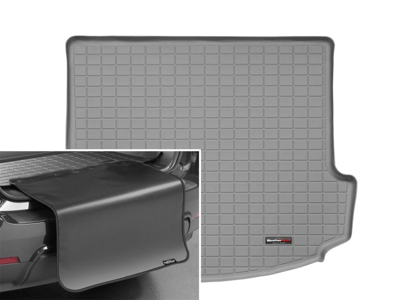 WeatherTech 2007-2013 Acura MDX Cargo Liners w/ Bumper Protector - Grey