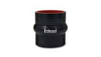 Vibrant Silicone  Hump Hose Coupler 1.25in ID x 3.00in Long - Black