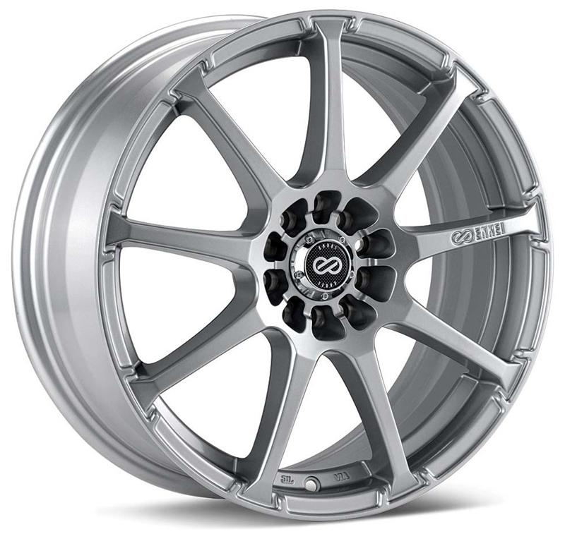 Enkei EDR9 17x7 5x100/114.3 38mm Offset 72.6mm Bore Silver Wheel