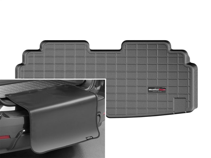 WeatherTech 14-17 Ford Transit Connect (Behind 3rd Row) Cargo Liner w/ Bumper Protector - Black