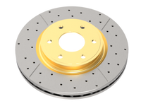 DBA 01-05 Mitsubishi Eclipse Front Drilled & Slotted Street Series Rotor