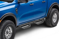 N-Fab Podium LG 2019 Ford Ranger Crew Cab All Beds - Tex. Black - Cab Length - 3in
