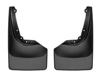 WeatherTech 2017+ Nissan Titan No Drill Mudflaps - Black (No Fender Flares/Lip Molding)
